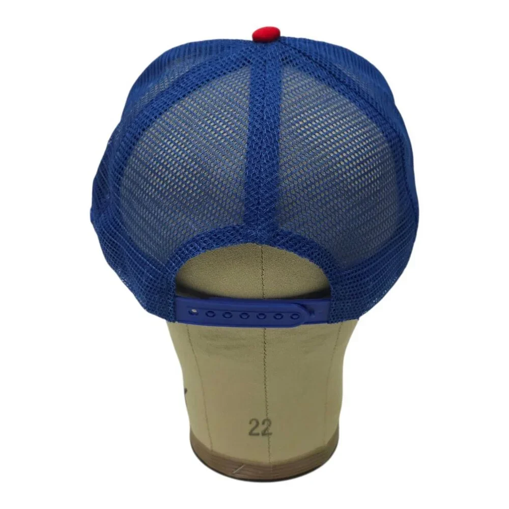 Pabst Blue Ribbon Beer Mesh Foam Snapback Cap Trucker Baseball Logo Patch Hat